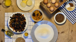 Ingredients for Christmas Pudding