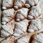 Almond Croissants from The Angel Bakery in Abergavenny