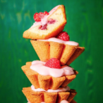 Seasonal Fruit & Almond Flower Cakes from Toad Bakery